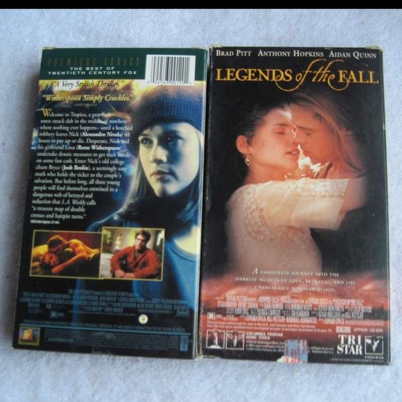 Best Laid Plans Witherspoon Legends of the Fall VHS Cassette Tape Bundle for $2 - Picture 4 of 8